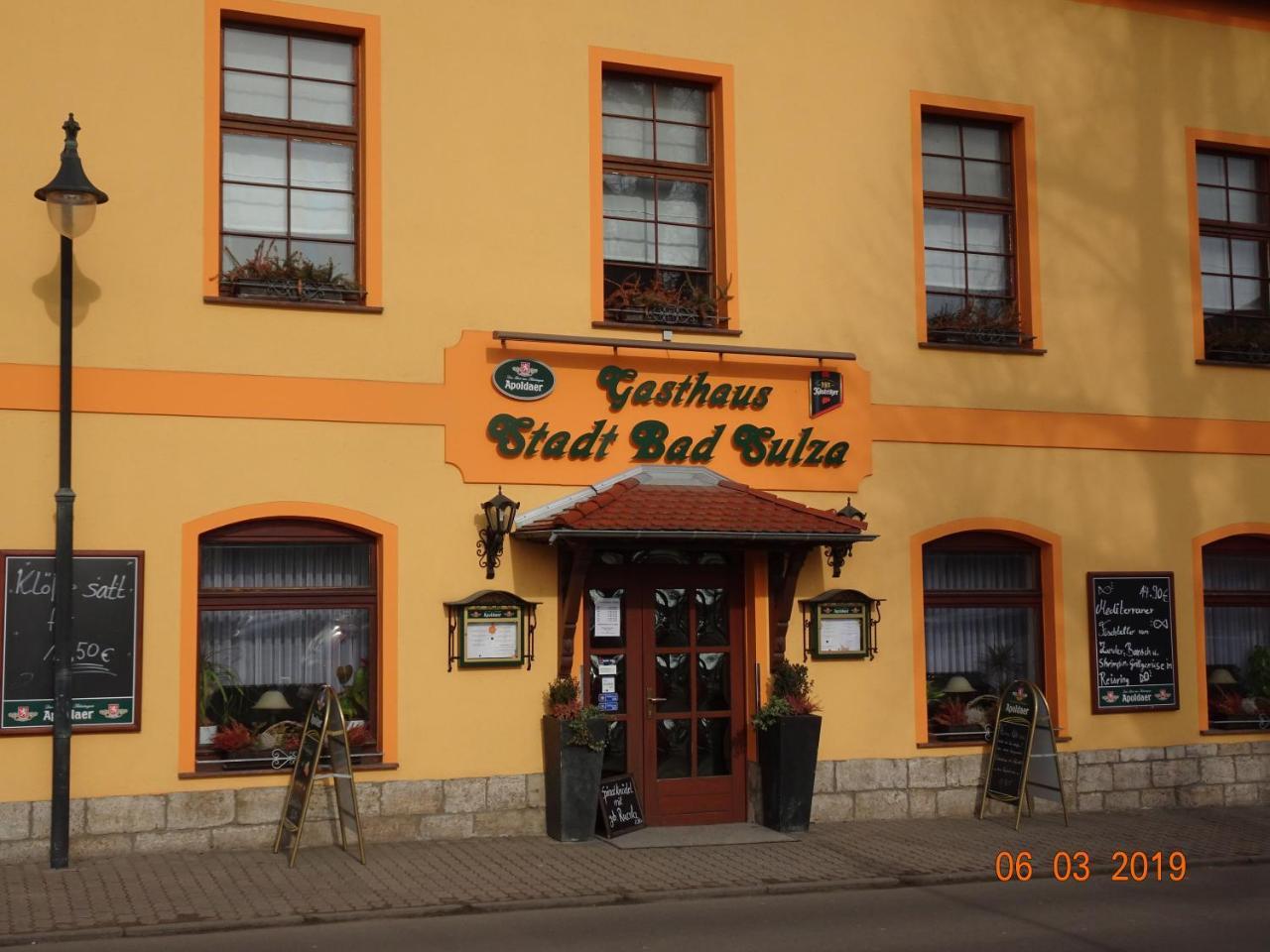 Gasthaus Stadt Bad Sulza Zewnętrze zdjęcie